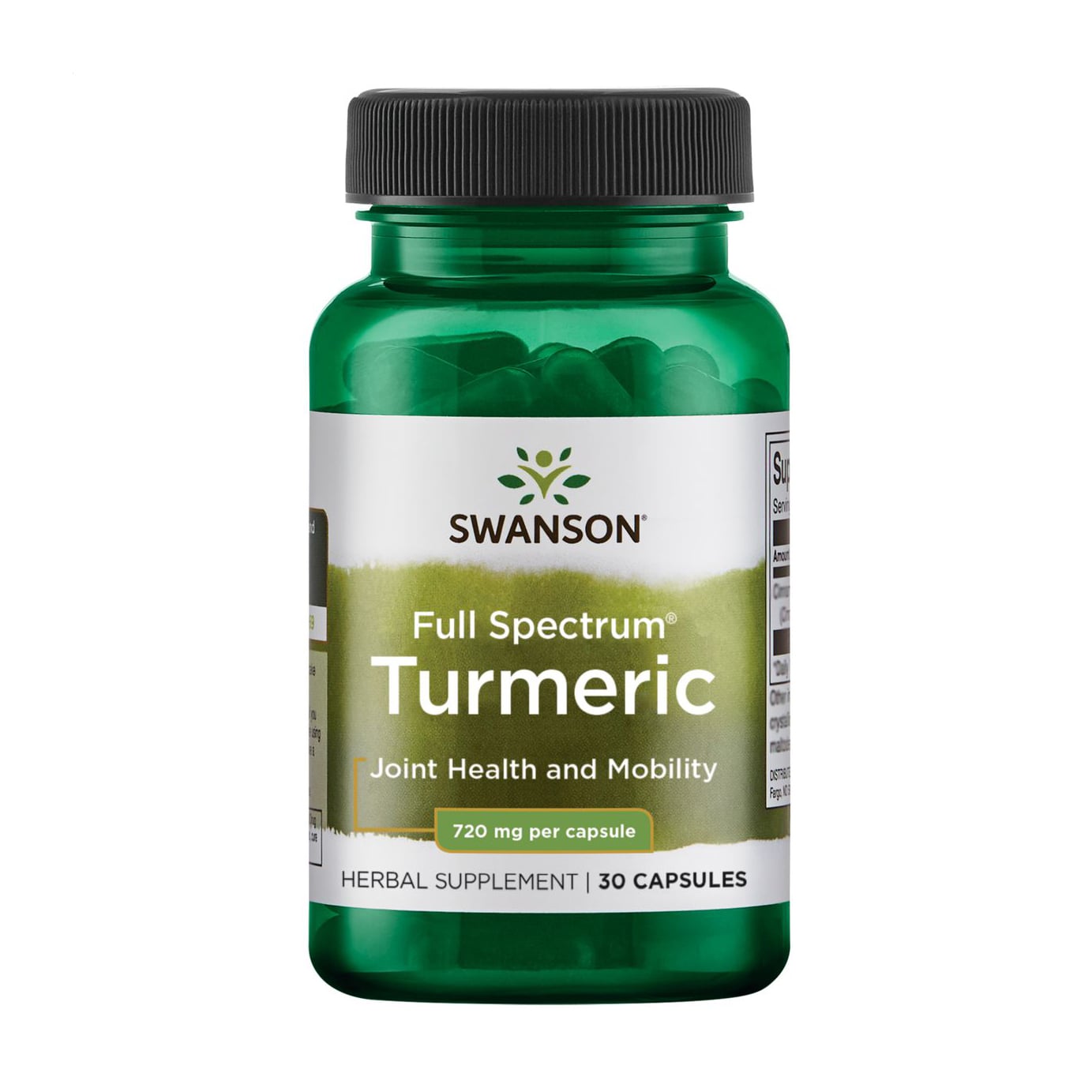Куркума Swanson Turmeric 720 мг, 30 капсул
